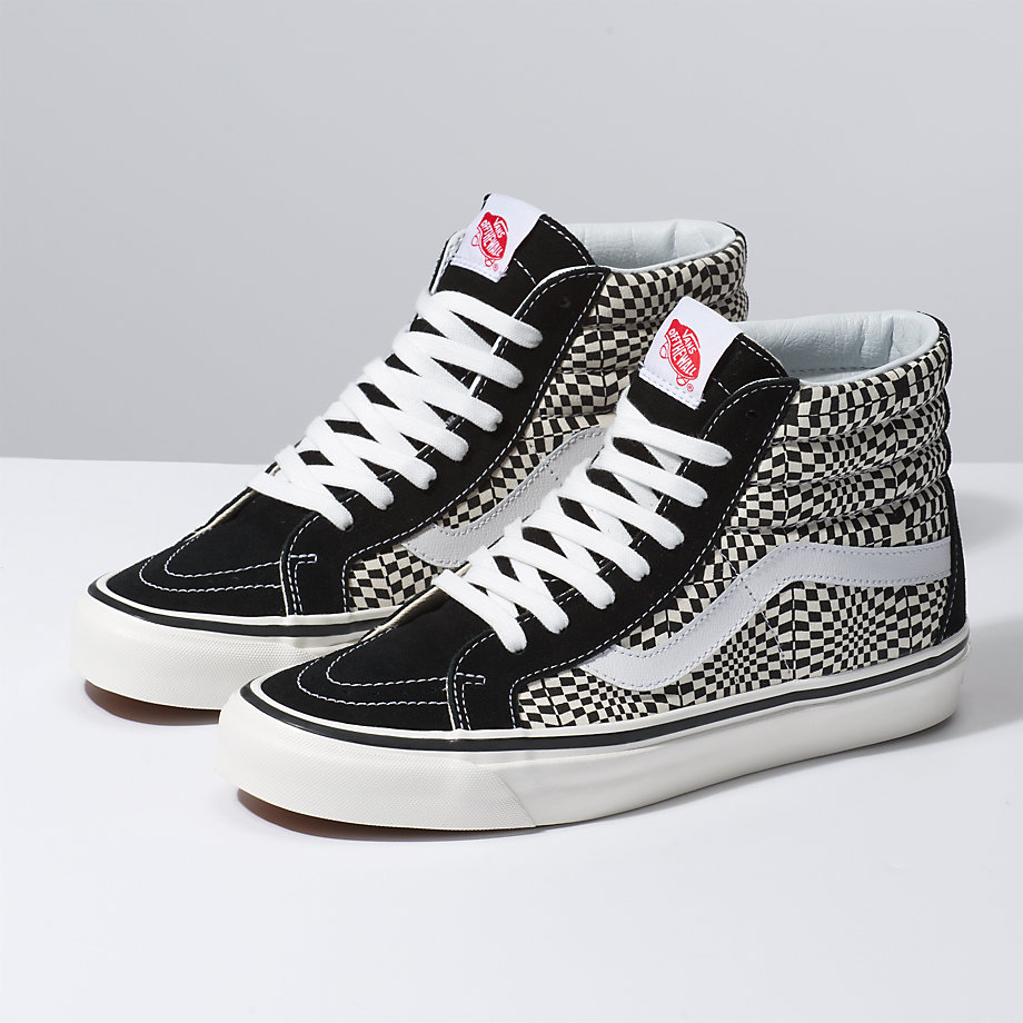 Vans Erkek Spor Ayakkabı Anaheim Factory Sk8-Hi 38 DX Siyah/Beyaz | 88843-454